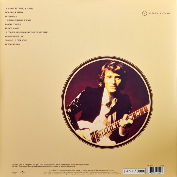 LP Back to black Je t'aime, je t'aime, je t'aime Universal 531 662-9