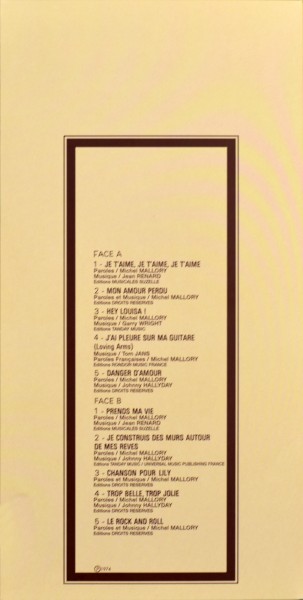 LP Back to black Je t'aime, je t'aime, je t'aime Universal 531 662-9