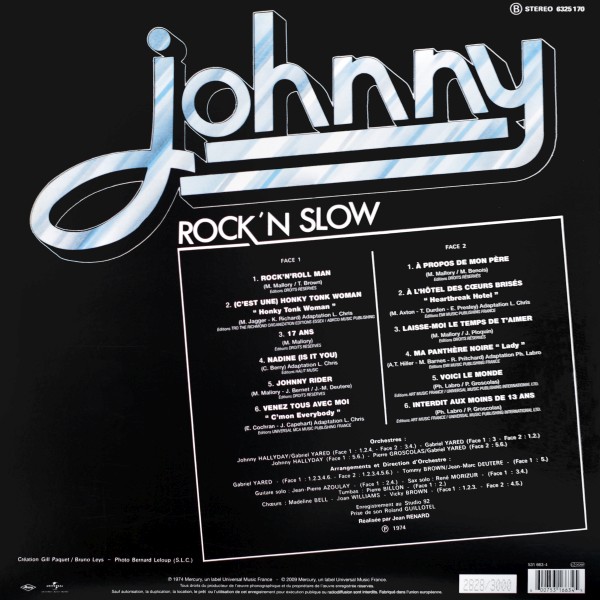 LP Back to black Rock 'n slow Universal 531 663-4