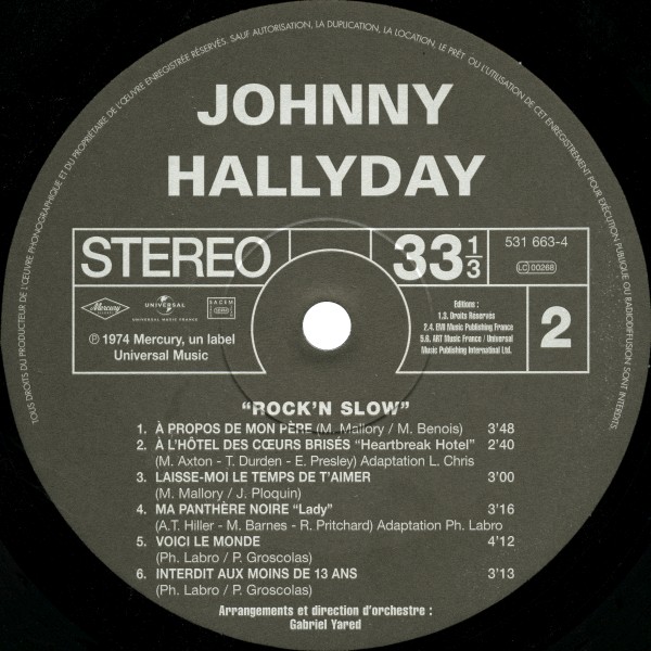 LP Back to black Rock 'n slow Universal 531 663-4