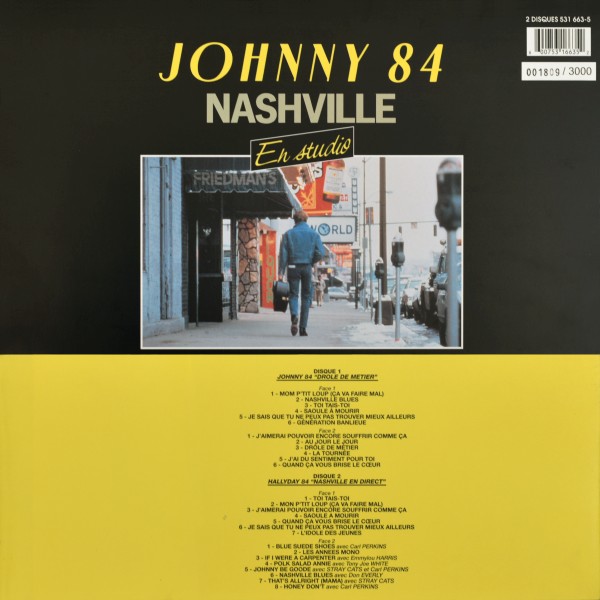 LP Back to black Hallyday 84 Nashville Universal 531 663-5