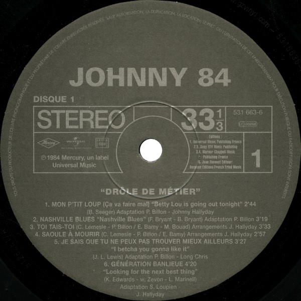 LP Back to black Drle de mtier Universal 531 663-6