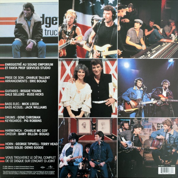 LP Back to black Hallyday 84 Nashville en direct Universal 531 663-7