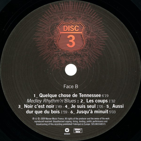 Coffret LP Tour 66  Warner 50518 65568315