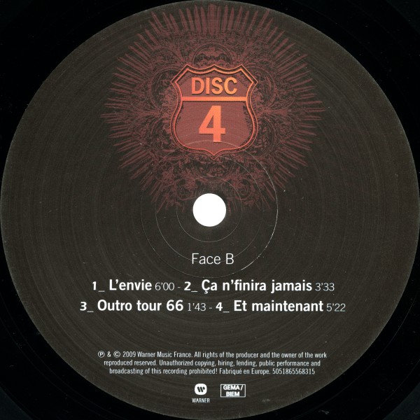 Coffret LP Tour 66  Warner 50518 65568315