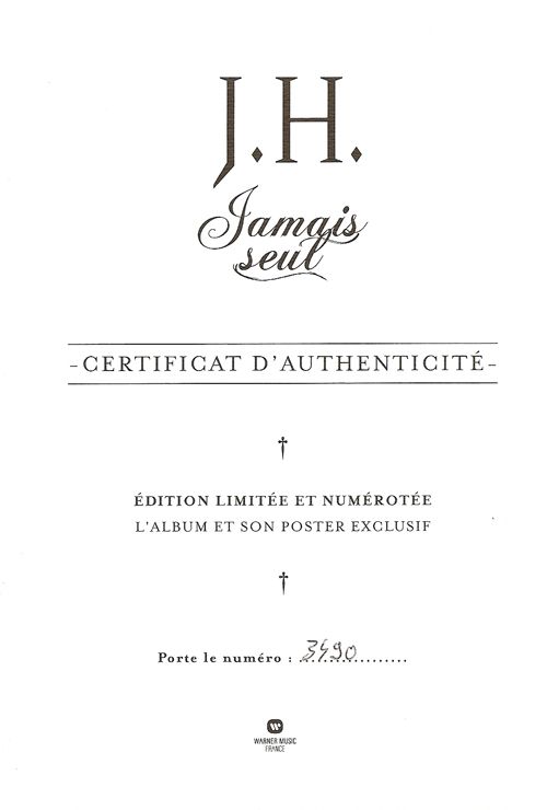 CD Jamais seul Edition simple - Special collector Carrefour