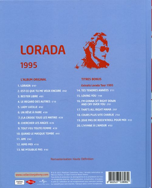 Collection Johnny Hallyday 1995 Lorada  275380-8