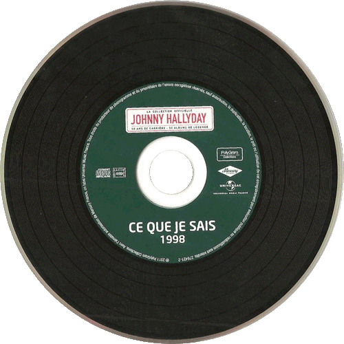 Collection Johnny Hallyday 1998 Ce que je sais  276421-2