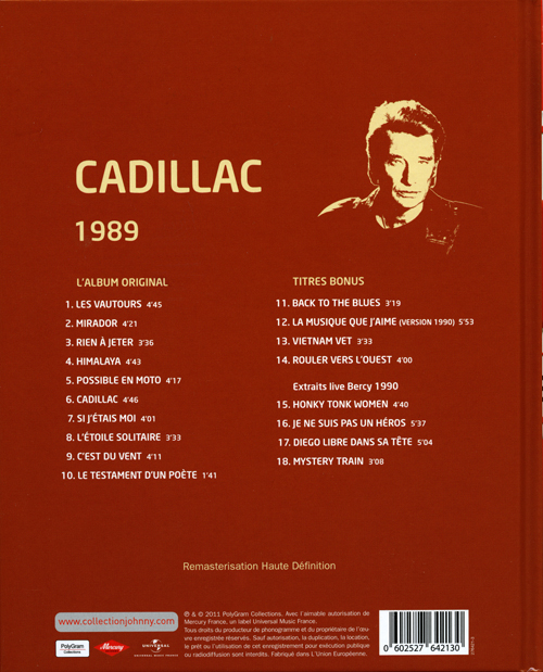 Collection Johnny Hallyday 1989 Cadillac 276421-3