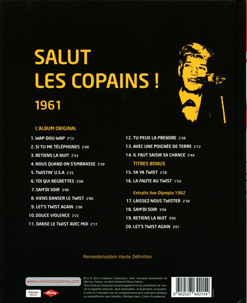 Collection Johnny Hallyday 1961 Salut les copains! 276421-5