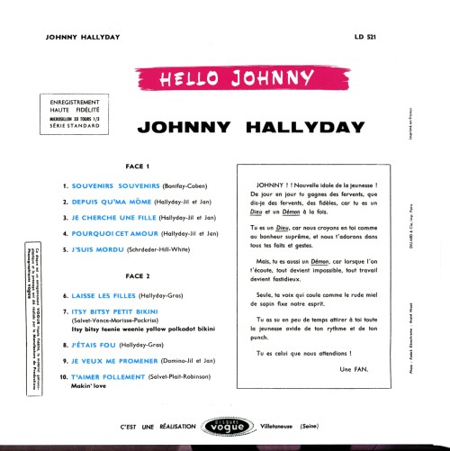 Coffret CD Culture Factory Les 25 Cm et les 30 Cm Vol 1 LD 521