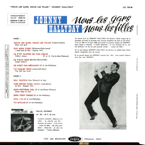 Coffret CD Culture Factory Les 25 Cm et les 30 Cm Vol 4 LD 539-30