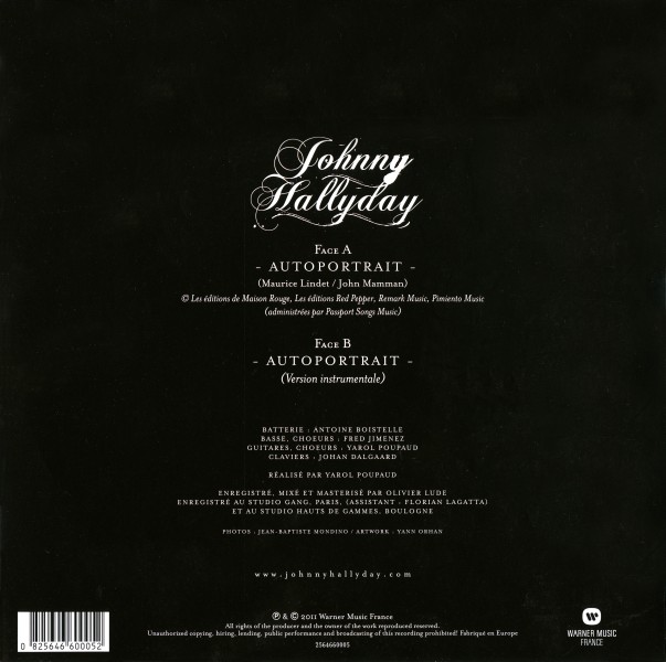 Maxi 45 T. Autoportrait  Warner 25646 60005