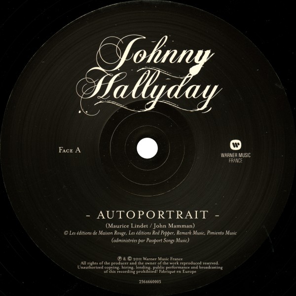 Maxi 45 T. Autoportrait  Warner 25646 60005