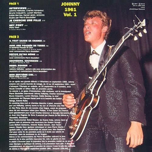 LP 25 Cm Johnny  l'Olympia Vol 1 JBM 006