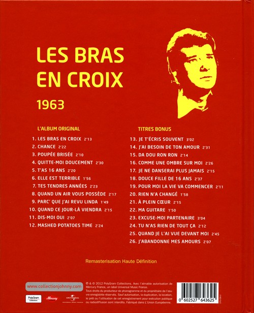 Collection Johnny Hallyday 1963 Les bras en croix  276436-2