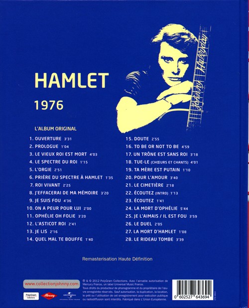 Collection Johnny Hallyday 1976 Hamlet 276436-9