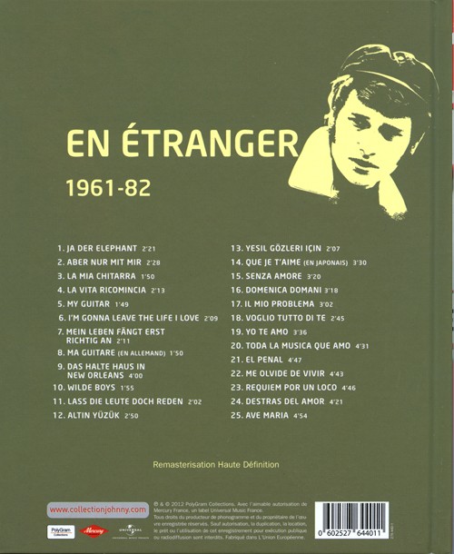 Collection Johnny Hallyday En tranger 1961-82 276440-1