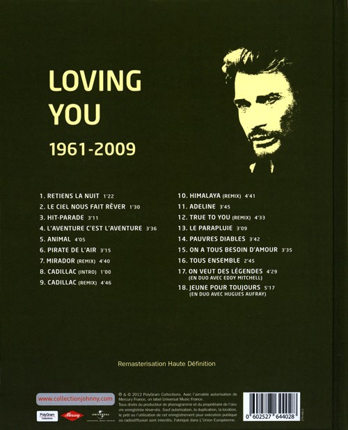 Collection Johnny Hallyday Loving you 1961-2009 276440-2