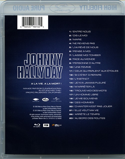 Bluray audio A la vie  la mort! 374 873-2