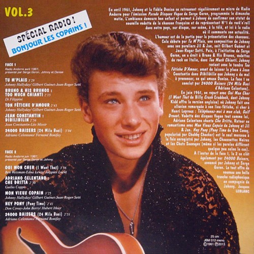 LP 25 Cm Special radio! Bonjour les copains! Vol 3 JBM 012