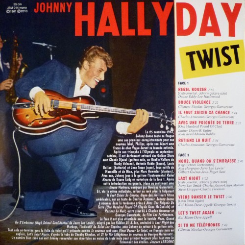 LP 25 Cm Johnny en direct 1961 JBM 013