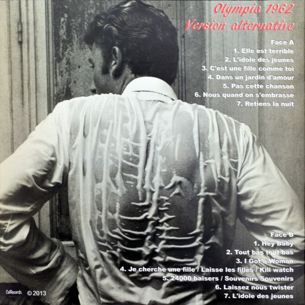 LP  Johnny The early live years Olympia 1962 Cat Records Cat 001