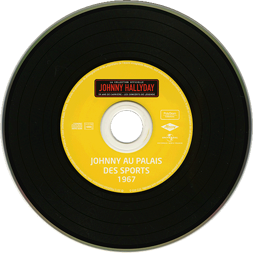 Collection Johnny Hallyday  1987 Johnny au Palais des Sports 1967 372 445-5