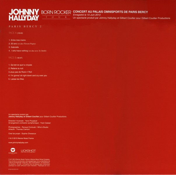 Coffret  LP Born Rocker Tour Warner 25646 32434