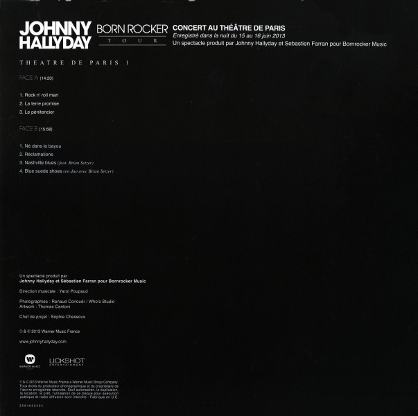 Coffret  LP Born Rocker Tour Warner 25646 32434