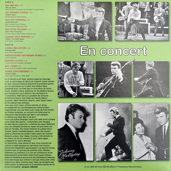LP JBM 022 Johnny en concert