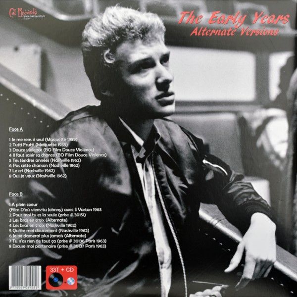 LP  Johnny The early years Alternate versions Cat 005
