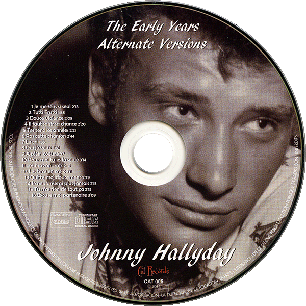 LP  Johnny The early years Alternate versions Cat 005