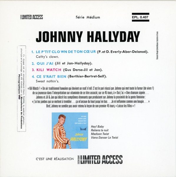 EP Le p'tit clown de ton coeur Culture Factory EP 0.407