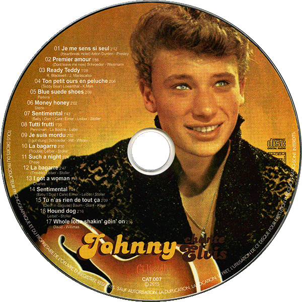 LP-CD Johnny chante Elvis Cat Records CAT 007
