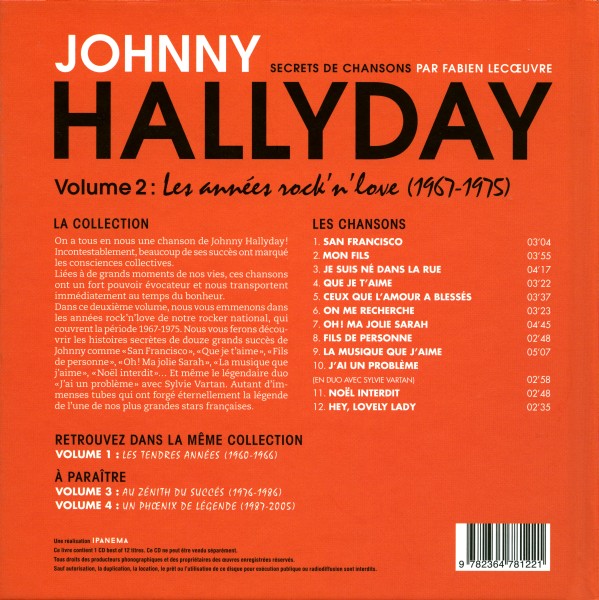 Livre-CD Universal Secrets de chansons Vol 2 Les annes rock'n' love 473 914-5