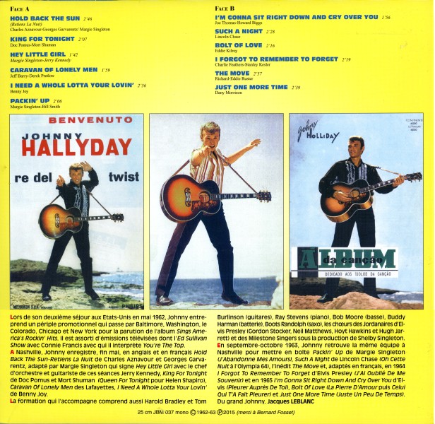 LP 25 Cm JBM Johnny en anglais JBM 037