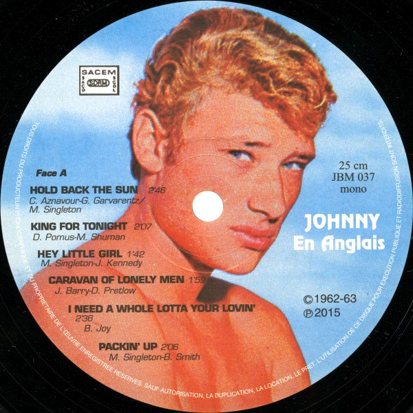 LP 25 Cm JBM Johnny en anglais JBM 037