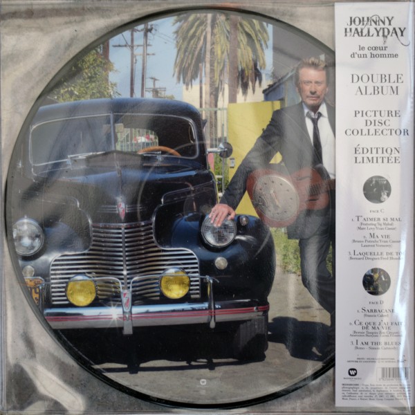 LP Picture disk Warner Le coeur d'un homme 0825646015689