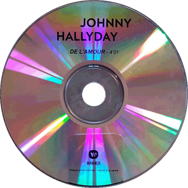 CDs promo De l'amour Warner