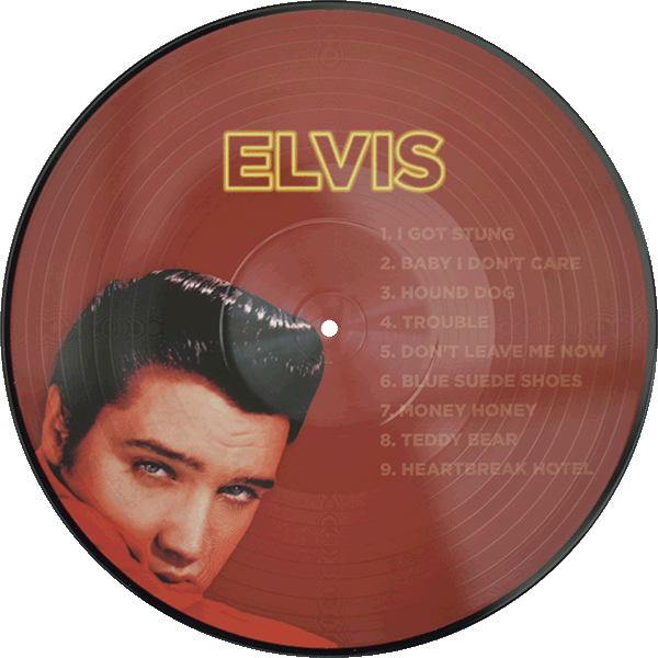 LP Picture disc Johnny-Elvis Quand Johnny reprend Elvis LMLR 040.415