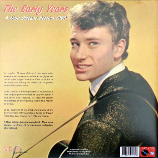 LP-CD The Early Years A New Orleans 1960 Cat Records CAT 010