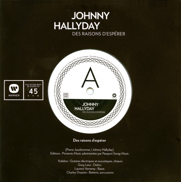 SP Des raisons d'esprer Warner 0190295993887