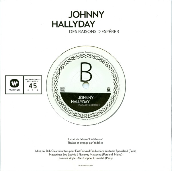 SP Des raisons d'esprer Warner 0190295993887