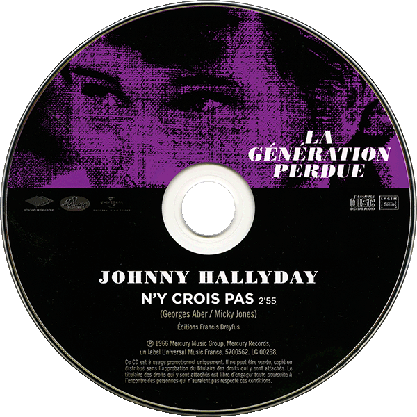 CD single N'y crois pas Universal 5700562 