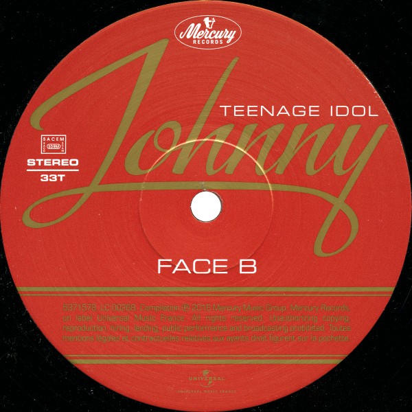 LP Johnny Teenage Idol Universal 5371578