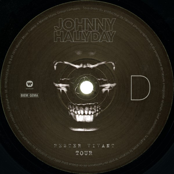 Triple LP Rester vivant tour Warner 0190295923624