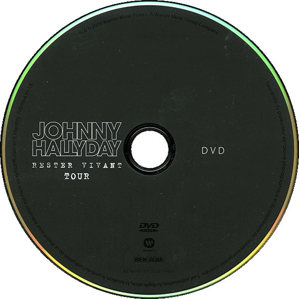 Coffret CD-DVD Rester Vivant Tour Warner 0190295923570