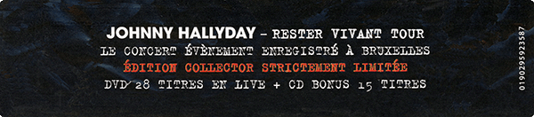 DVD-CD Rester vivant tour Warner 0190295 923587