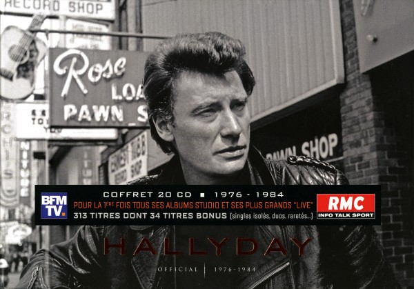 Coffret 20 CD Hallyday official 1976-1984 Universal 537 7056